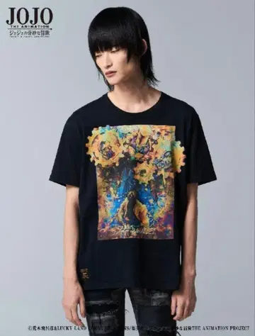 최종 가격 glamb 죠죠 콜라보 T셔츠 DIO