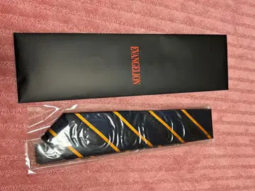 에반게리온 넥타이 네이비/오렌지