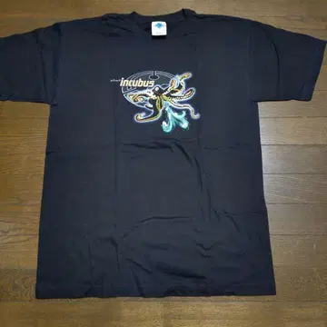 인큐버스 문어 프린트 T셔츠 L사이즈