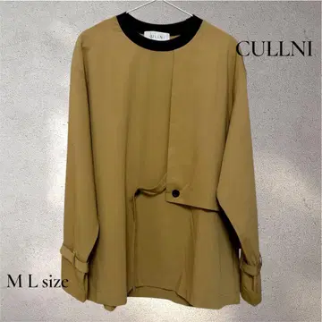 CULLNI 베이지 긴팔 티셔츠 M L size