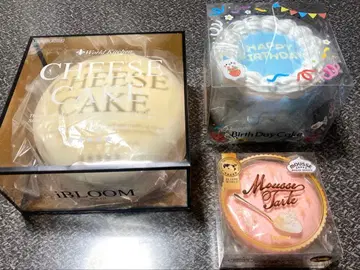 스퀴즈 iBloom 치즈 케이크 벌스데이 케이크 무스 타르트 세트