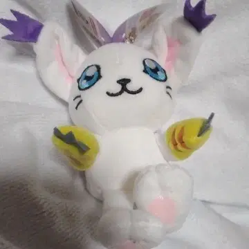 미사용 디지몬 디지몬 어드벤처 테일몬 봉제 인형 키링