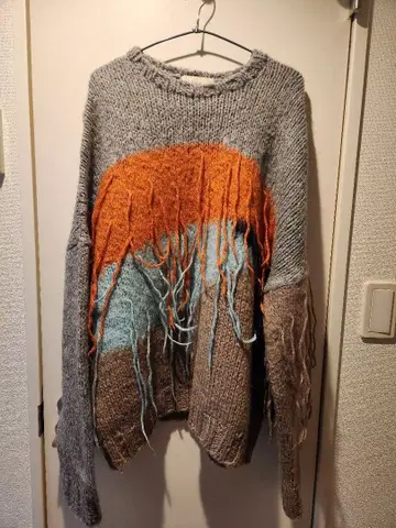 지에다 JieDa 프린지 니트