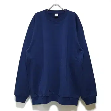 새상품 더스티 컬러 오버 사이즈 맨투맨 남성용 인디고 2XL