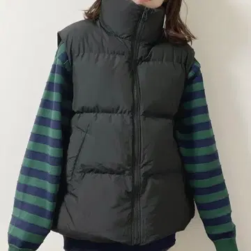 히트 패디드 오버사이즈 베스트