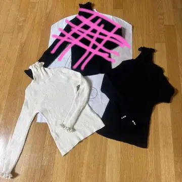 알라만다 정말 편리한 터틀넥 3개 세트