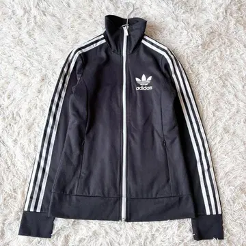 아디다스 트랙 자켓 저지 블랙 트레포일