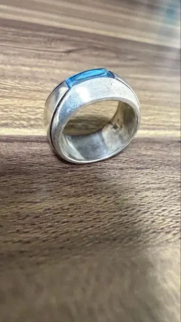 실버 블루스톤 반지 19호