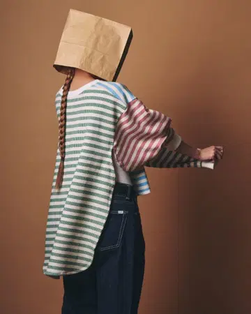 M.U x PRE_DOMINO BORDER LS T 레드