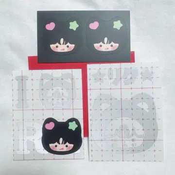 NCTWISH 리쿠 반사 스티커 응원봉 스티커 다님 다님