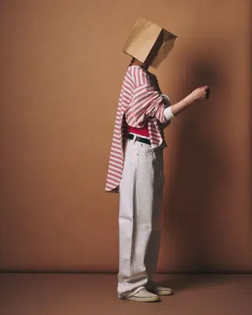 M.U x PRE_DOMINO BORDER LS T 레드