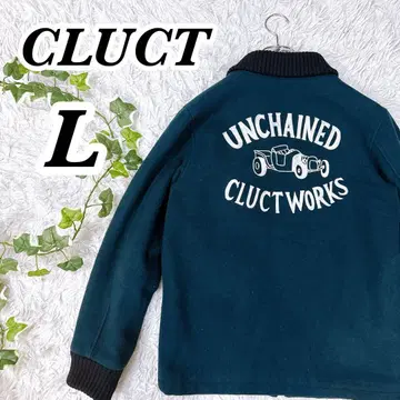 고품질 CLUCT WORKS 클럭 울 자켓 로고 자수 남성용 L