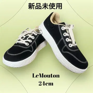 LeMouton 르무통 24cm 국 슈가 블랙 스니커즈