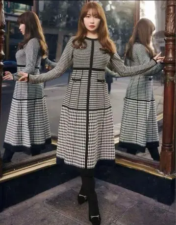 herlipto Montaigne Knit Long Dress