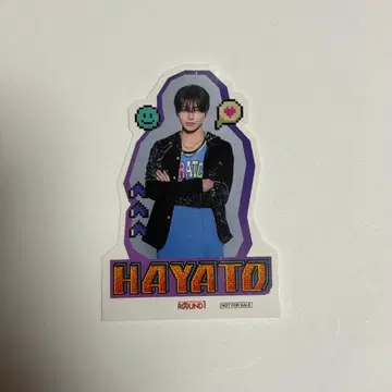 ONE N' ONLY 원엔 하야토 타카오 하야토 라운드 원 스티커