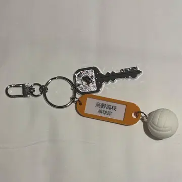 하이큐 트레이딩 고등학교 이름표 열쇠 참 키링 카라스노