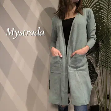 Mystrada 겉옷 롱 가디건 사이즈 38