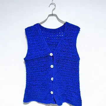 룸웨어 레이어드 평상복 니트 손뜨개질 방한 따뜻한 조끼 베스트