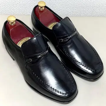 미사용 madras 마드라스 비트 로퍼 블랙 24EEEE 가죽 신발