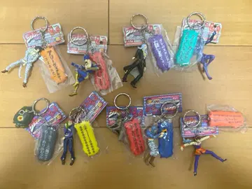 죠죠의 기묘한 모험 대사 플레이트 포함 피규어 키링 묶음 판매 9종