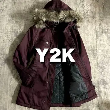 00s archive 퍼 자켓 코트 헤이세이 시크 스타일 y2k 그런지