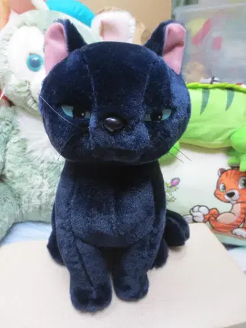 메리와 마녀의 꽃  BIG 봉제 인형 33cm 검은 고양이