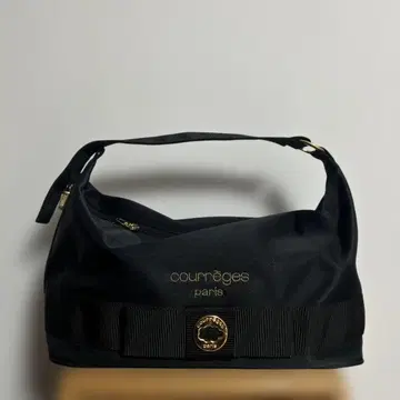 쿠레쥬 블랙 숄더백