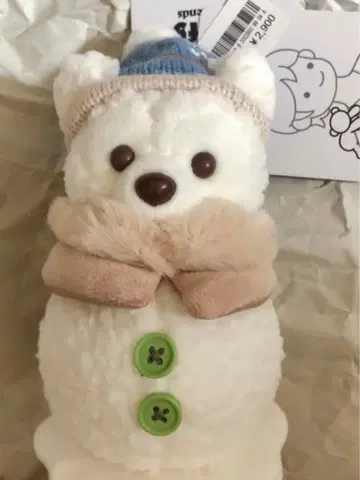 어깨에 얹는 찰싹 붙는 봉제 인형 시크릿 오브 스노우 위 데이 더피