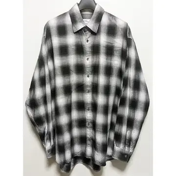 HE SEED BY WILLY CHAVARRIA 체크 셔츠 42 새상품급