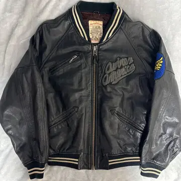AVIREX 가죽 자켓 TRACK FIELD