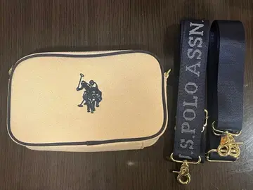 U.S. POLO ASSN. 숄더백 베이지
