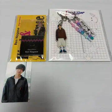 나가세 렌 아크릴 스탠드 키링 비주얼 카드