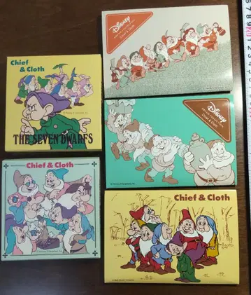 센슈카이 디즈니 백설공주와 일곱 난쟁이 타월 손수건 세트