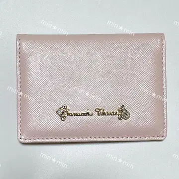 새상품 Samantha Thavasa 신데렐라 콜라보 패스케이스 핑크