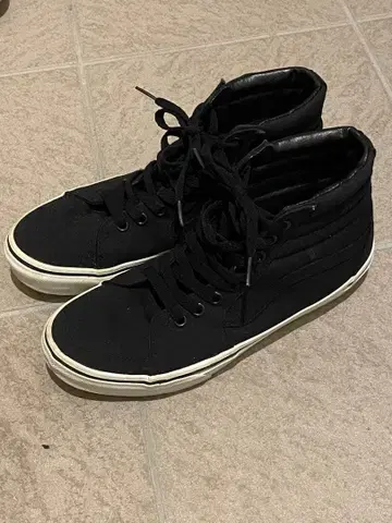 Vans 하이컷 스니커즈 블랙