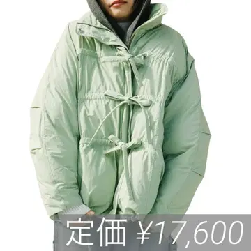 KBF 다운 자켓 프론트 리본 충전솜 여성용 카키