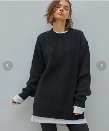 [ monkey time ] 사이드 지퍼 크루넥 니트 L 사이즈