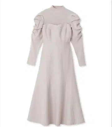 snidel 트위드 도킹 니트 원피스