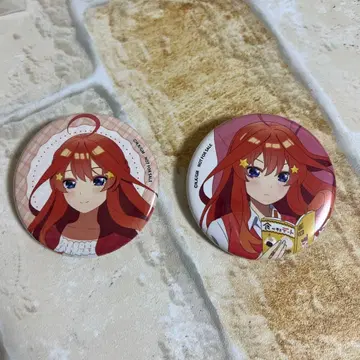 영화 5등분의 신부 특전 캔뱃지 2개 세트 나카노 미쿠