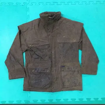 OUTBACK 오일드 자켓 M~L 정도 아웃백 방수 하프 코트