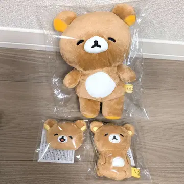 리락쿠마 스토어 한정판 릴렉스 포근포근 봉제 인형 3세트