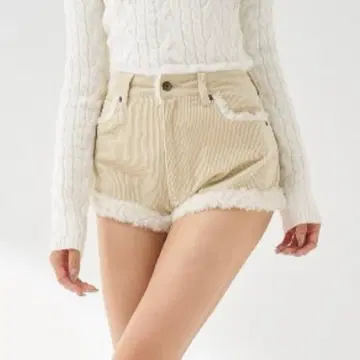 포인트 보아 코듀로이 숏팬츠
