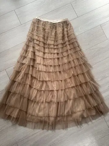 시루무린 튤 롱 스커트 알리시아스탄 론 헤르만