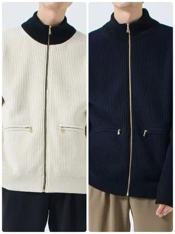 CULLNI 블랙 집업 드라이버즈 니트 사이즈 1