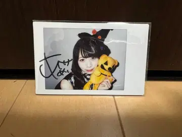 KiSS KiSS 키라 메이 친필 사인 폴라로이드 할로윈