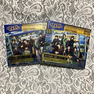 SixTONES GOLD 초회반A 초회반B CD+BD