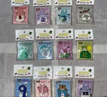 지브리 이웃집 토토로 탄생월 핀즈 12종 3개부터 할인 굿즈