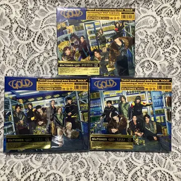 SixTONES 3가지 형태 초회반 CD+BD