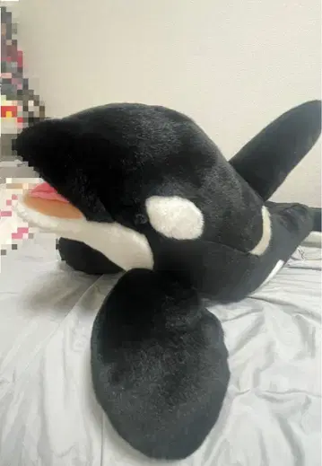 나고야항 수족관 범고래 봉제 인형