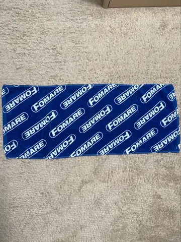 FOMARE 로고 타월 파랑